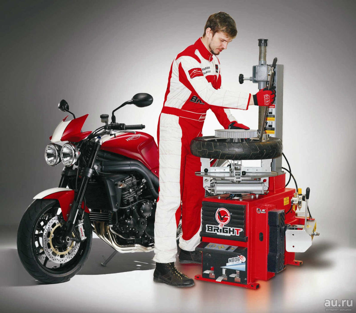 Монтаж и балансировка мотошин