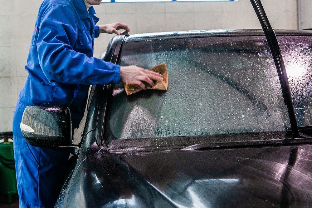 Натирка стекол и зеркал