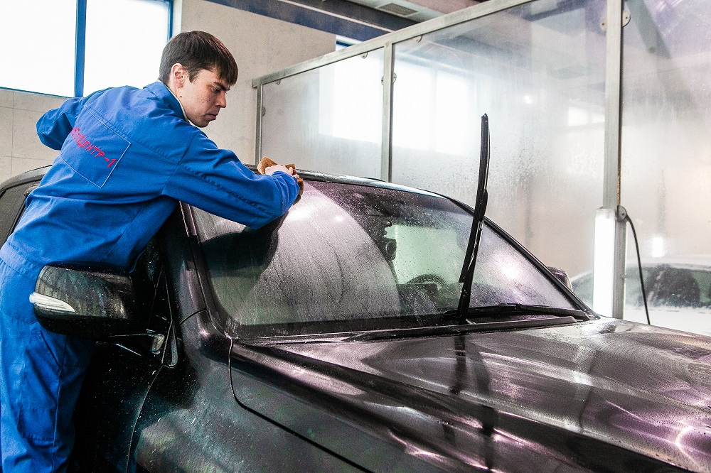 Натирка стекол и зеркал